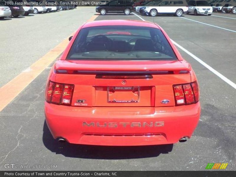 Torch Red / Dark Charcoal 2003 Ford Mustang GT Coupe