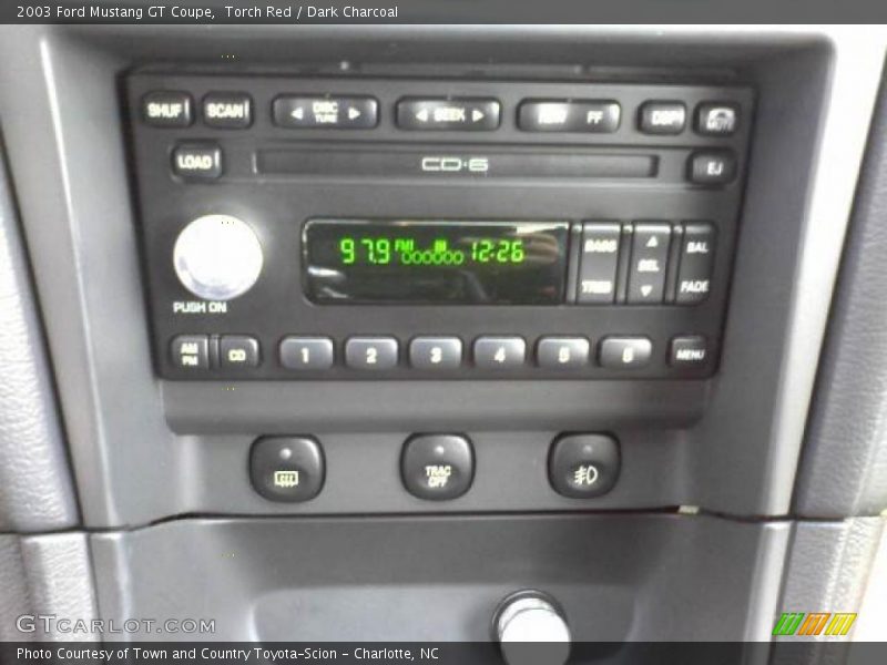 Controls of 2003 Mustang GT Coupe