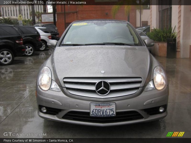 Pewter Metallic / Macadamia 2008 Mercedes-Benz R 350