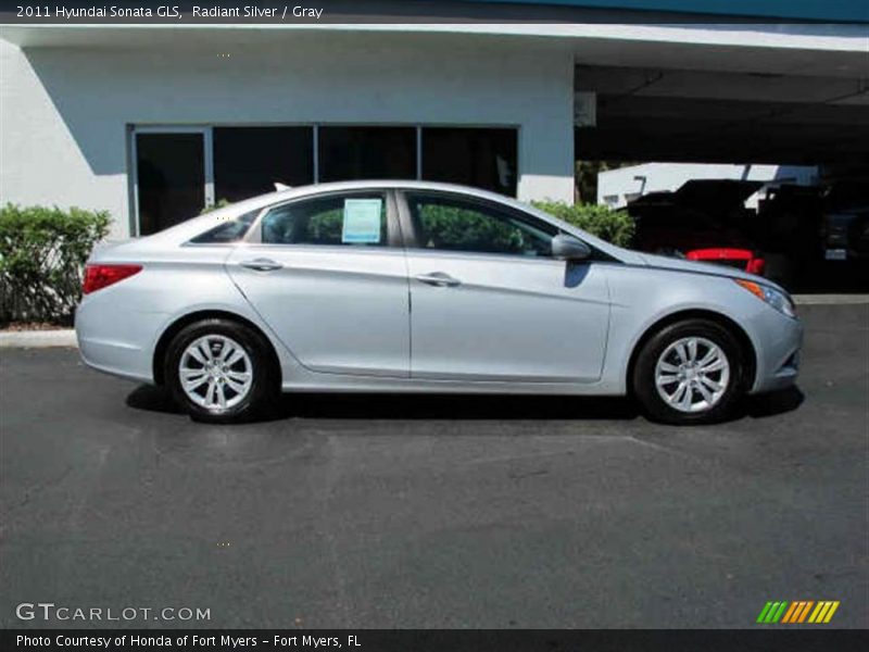 Radiant Silver / Gray 2011 Hyundai Sonata GLS