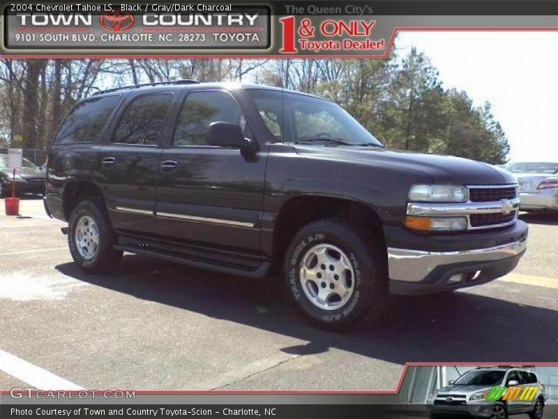 Black / Gray/Dark Charcoal 2004 Chevrolet Tahoe LS