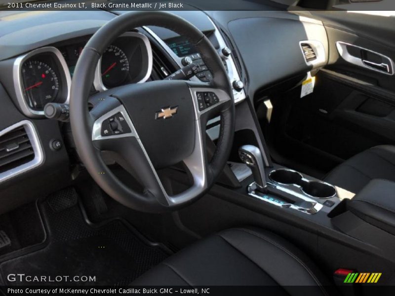Jet Black Interior - 2011 Equinox LT 