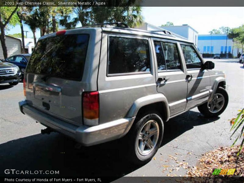 Silverstone Metallic / Agate 2001 Jeep Cherokee Classic