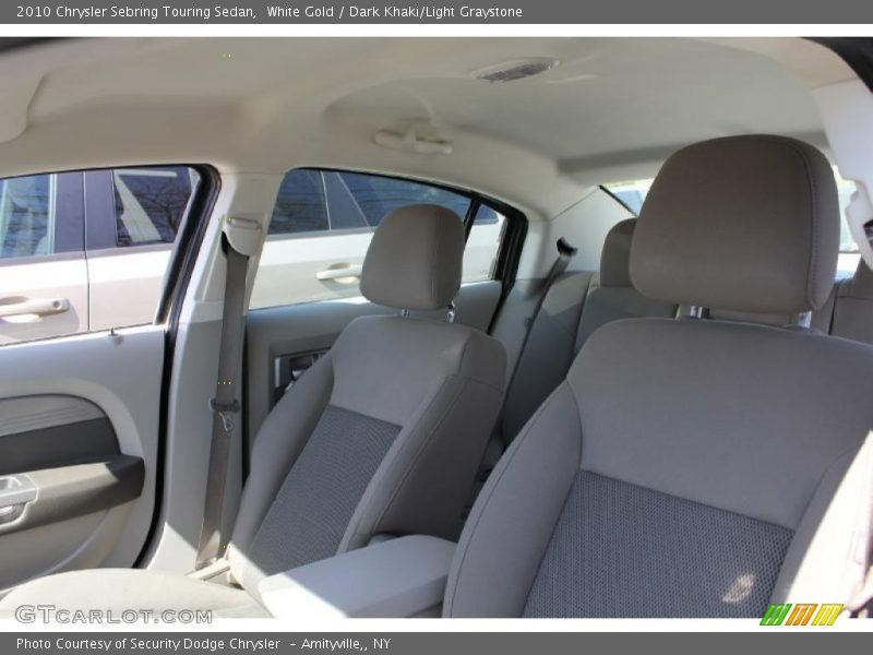 White Gold / Dark Khaki/Light Graystone 2010 Chrysler Sebring Touring Sedan