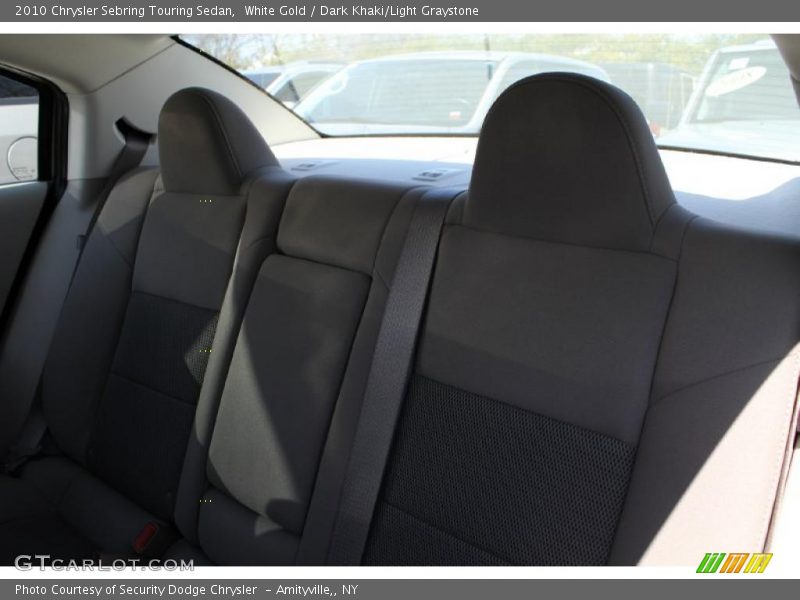 White Gold / Dark Khaki/Light Graystone 2010 Chrysler Sebring Touring Sedan