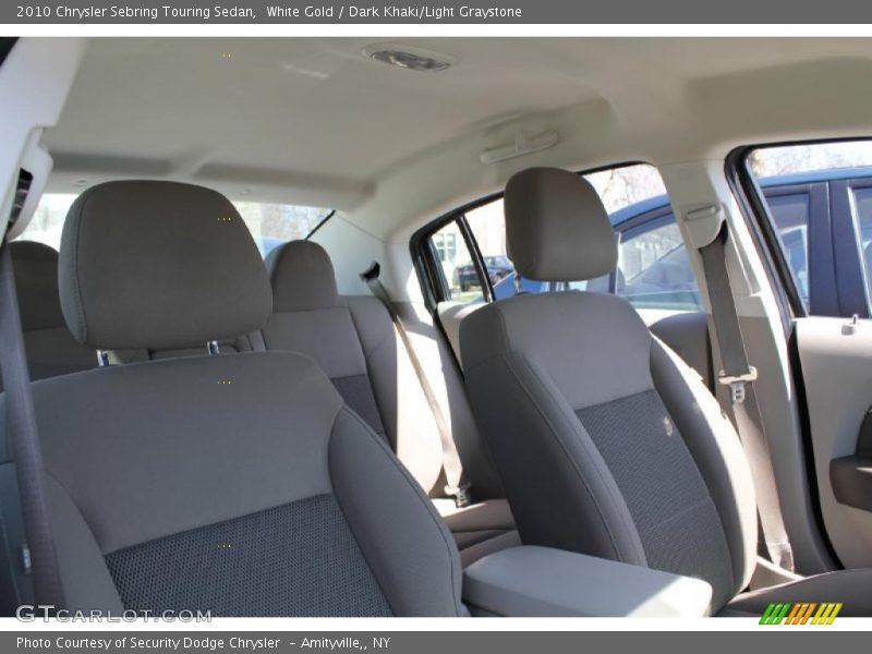 White Gold / Dark Khaki/Light Graystone 2010 Chrysler Sebring Touring Sedan