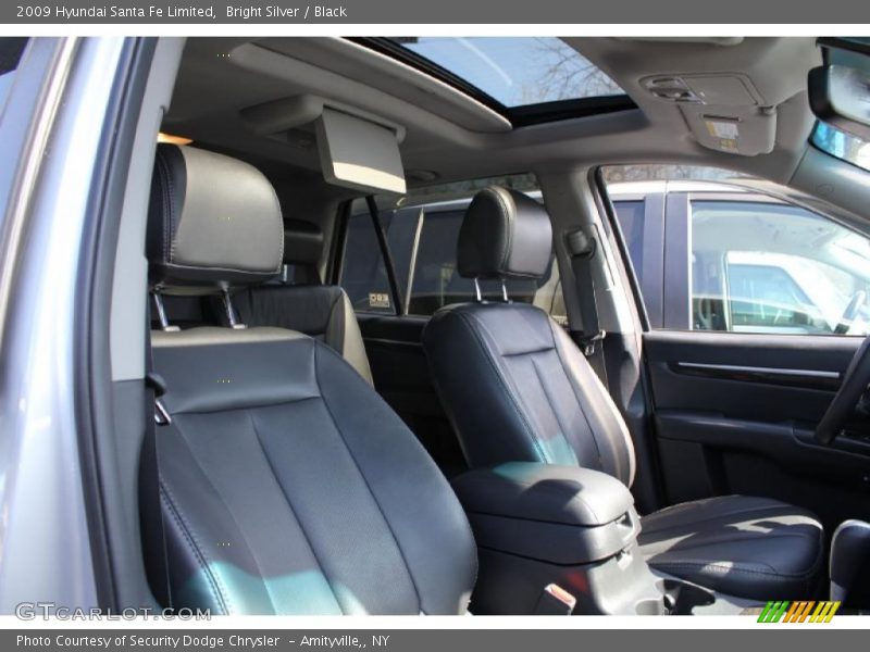 2009 Santa Fe Limited Black Interior