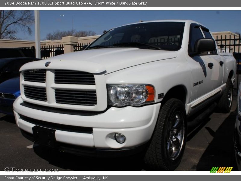 Bright White / Dark Slate Gray 2004 Dodge Ram 1500 SLT Sport Quad Cab 4x4