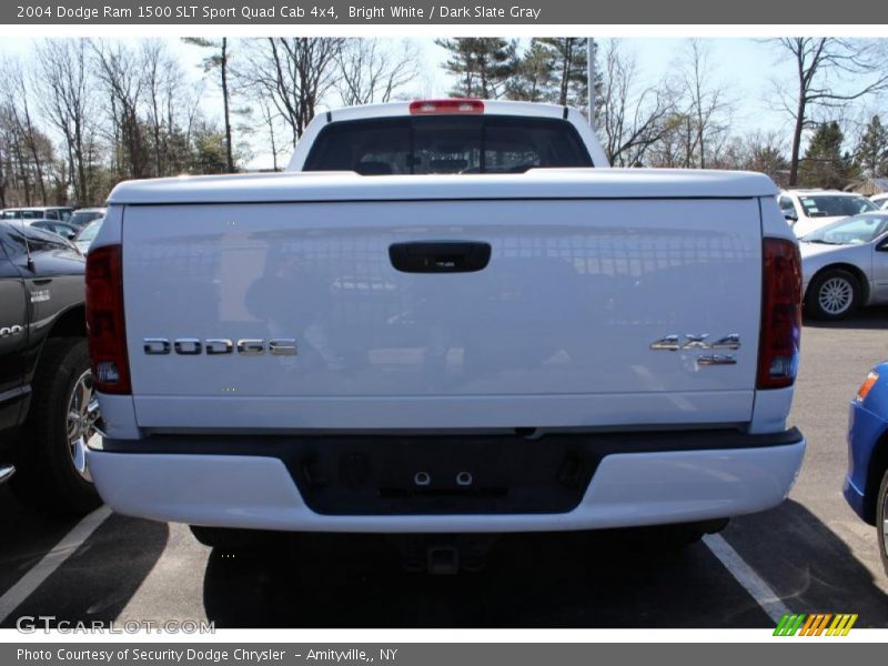 Bright White / Dark Slate Gray 2004 Dodge Ram 1500 SLT Sport Quad Cab 4x4