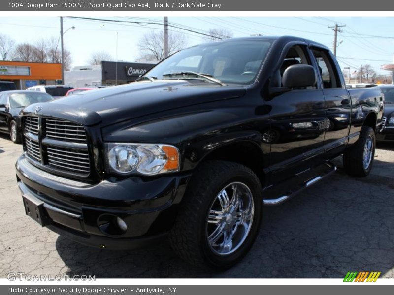 Black / Dark Slate Gray 2004 Dodge Ram 1500 SLT Sport Quad Cab 4x4