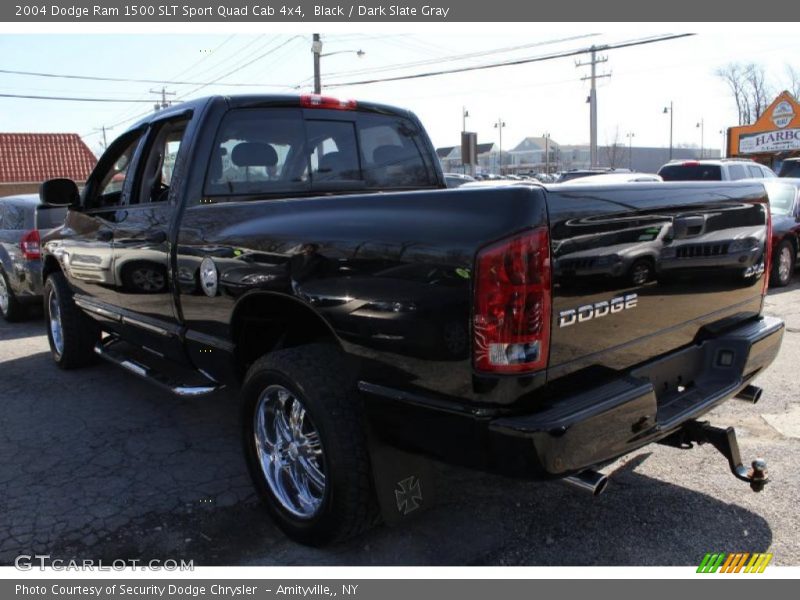 Black / Dark Slate Gray 2004 Dodge Ram 1500 SLT Sport Quad Cab 4x4