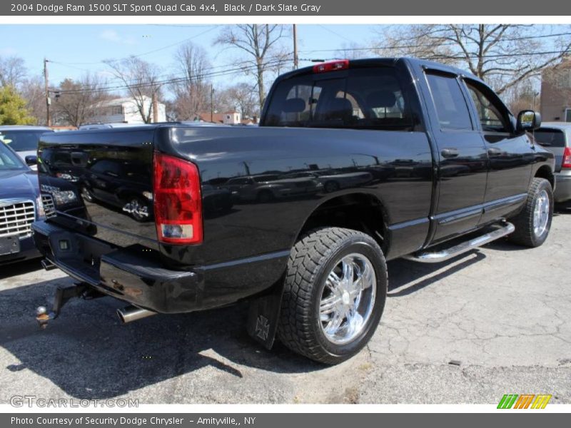 Black / Dark Slate Gray 2004 Dodge Ram 1500 SLT Sport Quad Cab 4x4
