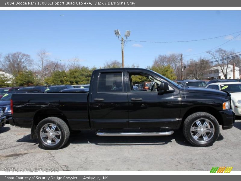 Black / Dark Slate Gray 2004 Dodge Ram 1500 SLT Sport Quad Cab 4x4