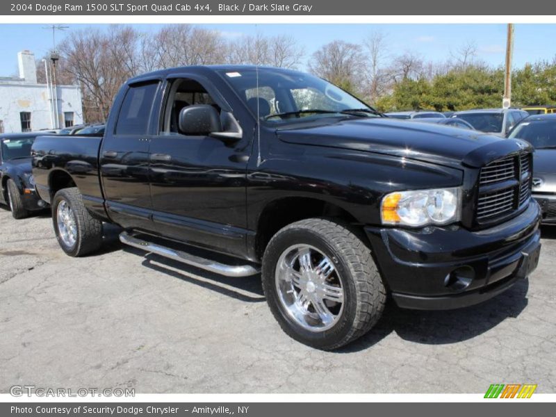 Black / Dark Slate Gray 2004 Dodge Ram 1500 SLT Sport Quad Cab 4x4