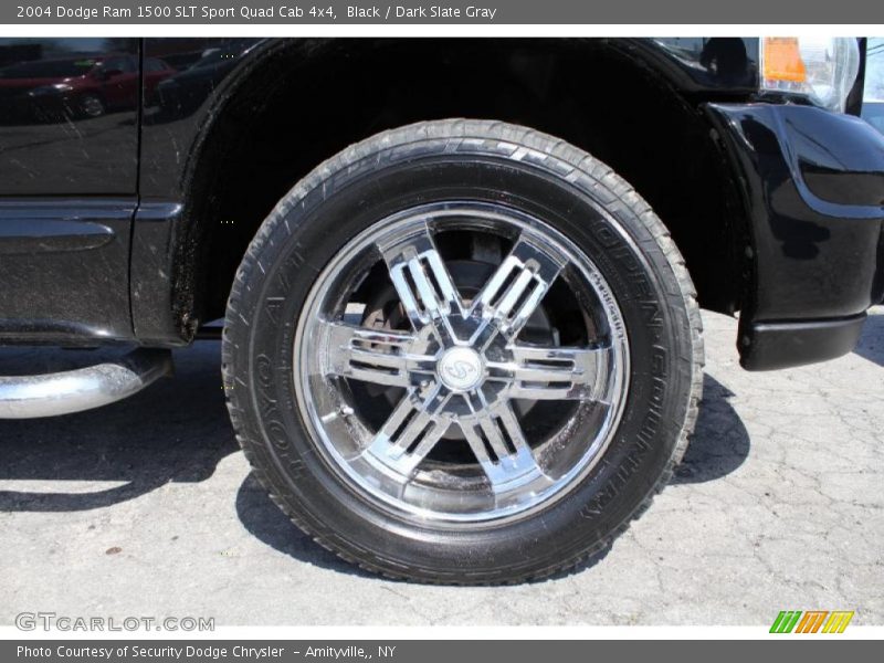 Black / Dark Slate Gray 2004 Dodge Ram 1500 SLT Sport Quad Cab 4x4