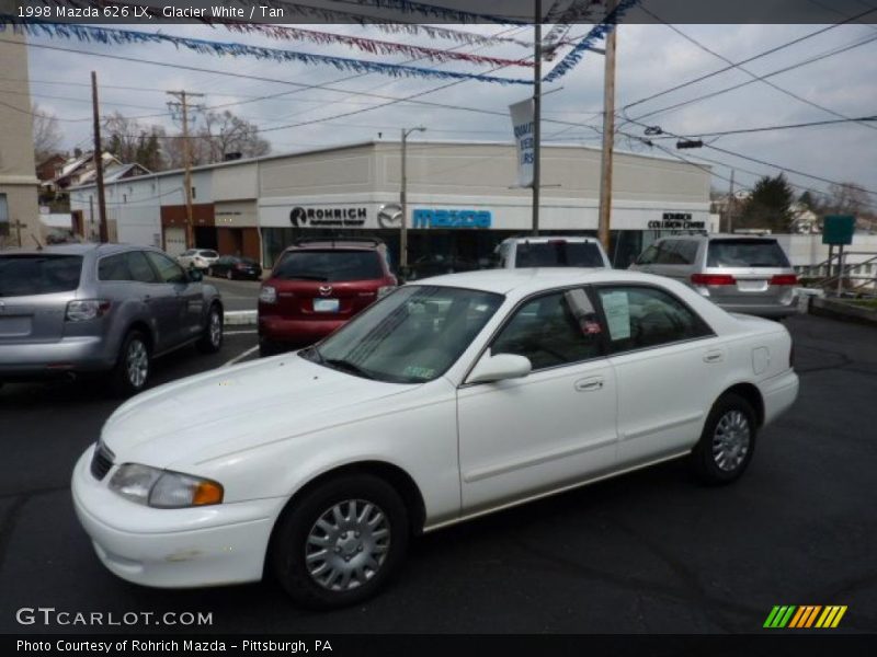 Glacier White / Tan 1998 Mazda 626 LX