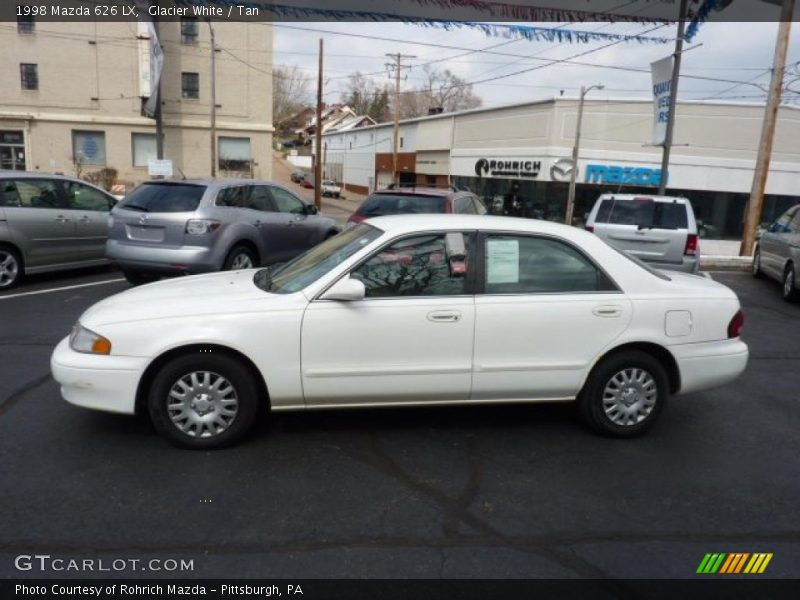 Glacier White / Tan 1998 Mazda 626 LX