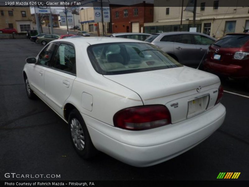 Glacier White / Tan 1998 Mazda 626 LX