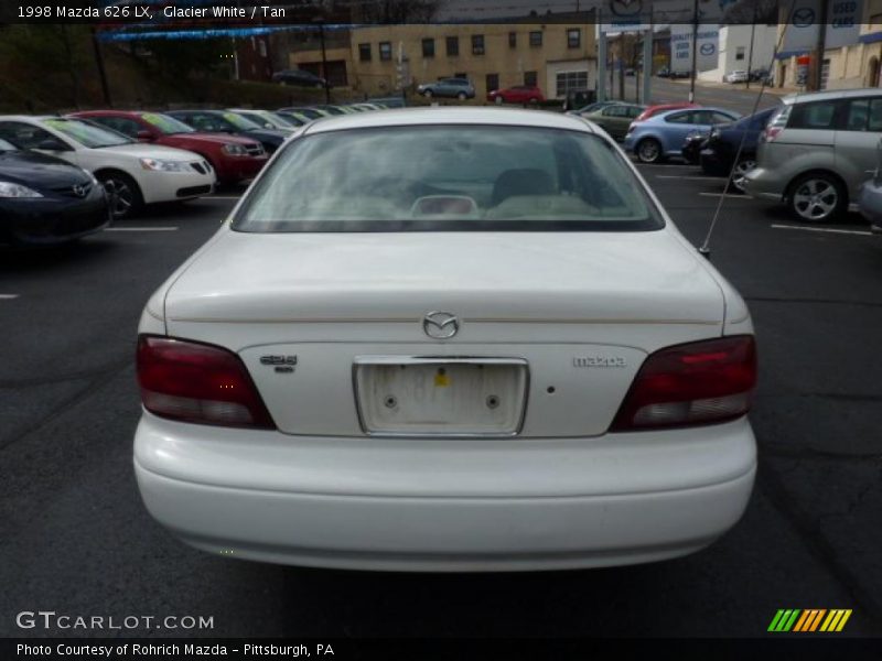 Glacier White / Tan 1998 Mazda 626 LX