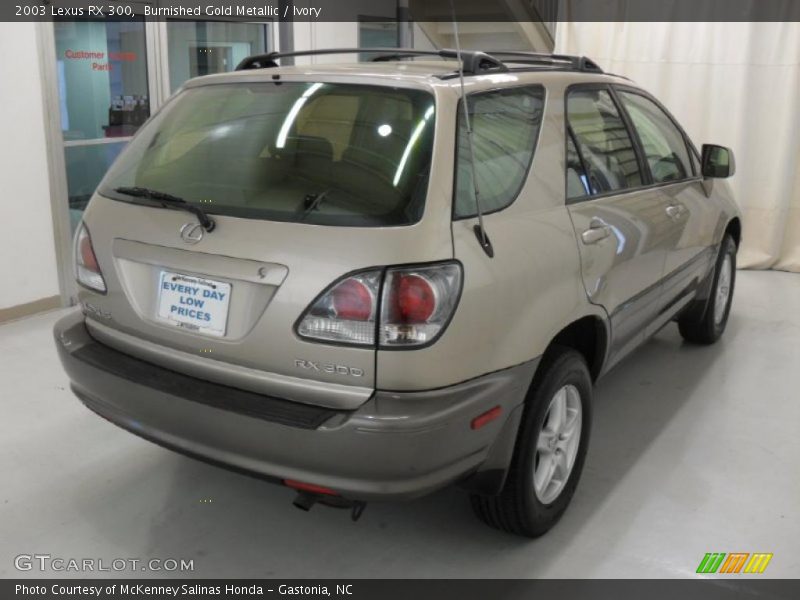 Burnished Gold Metallic / Ivory 2003 Lexus RX 300