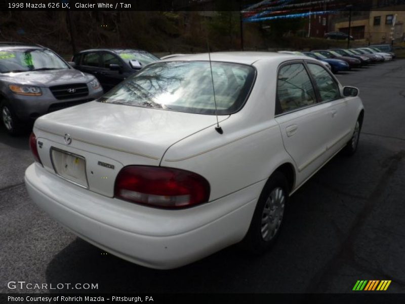 Glacier White / Tan 1998 Mazda 626 LX
