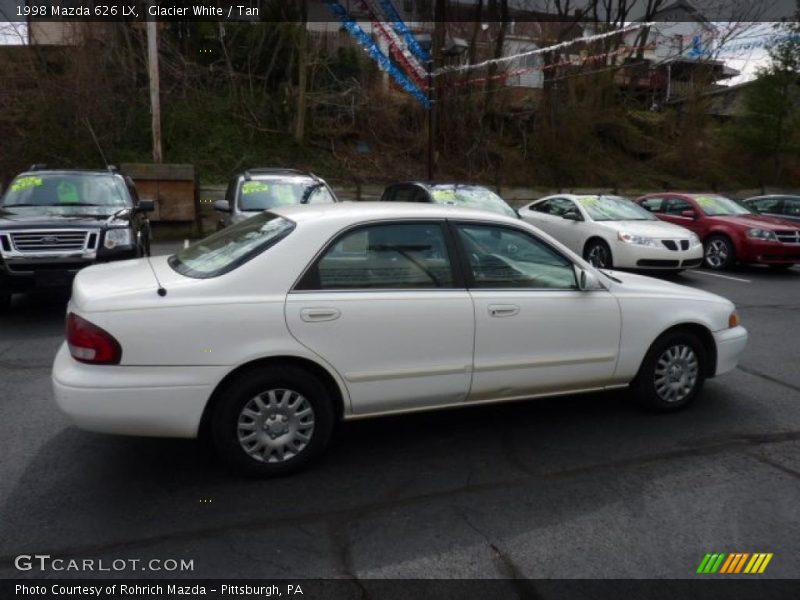 Glacier White / Tan 1998 Mazda 626 LX