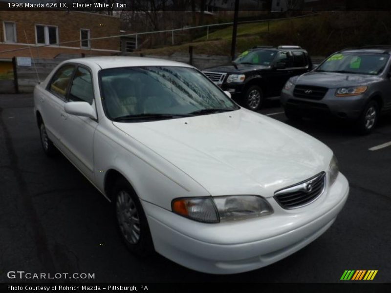 Glacier White / Tan 1998 Mazda 626 LX