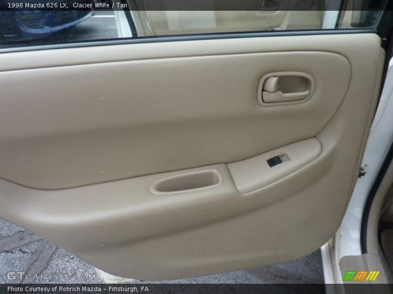 Glacier White / Tan 1998 Mazda 626 LX
