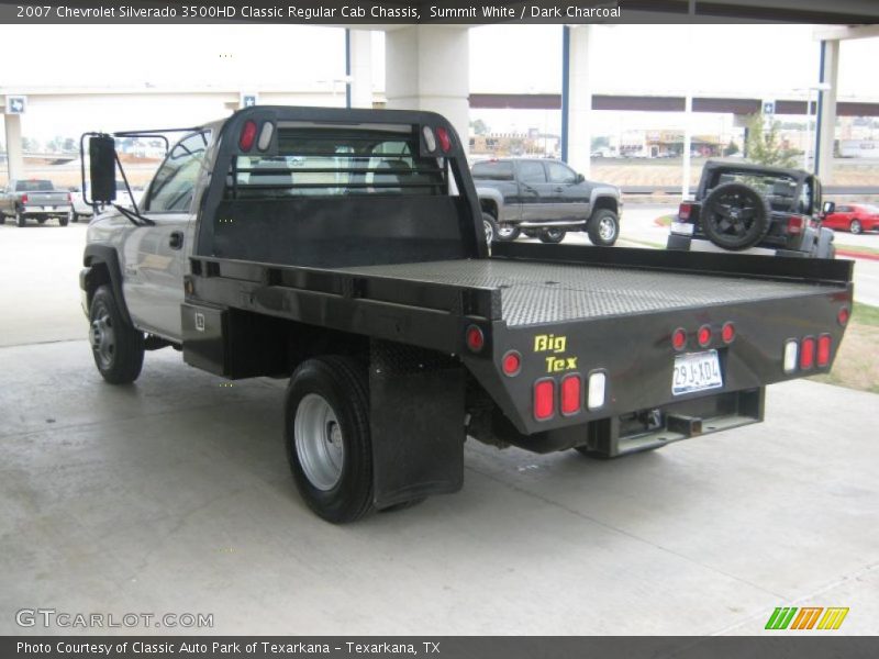 Summit White / Dark Charcoal 2007 Chevrolet Silverado 3500HD Classic Regular Cab Chassis