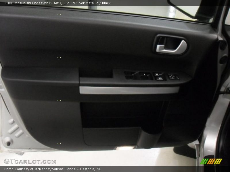 Liquid Silver Metallic / Black 2008 Mitsubishi Endeavor LS AWD