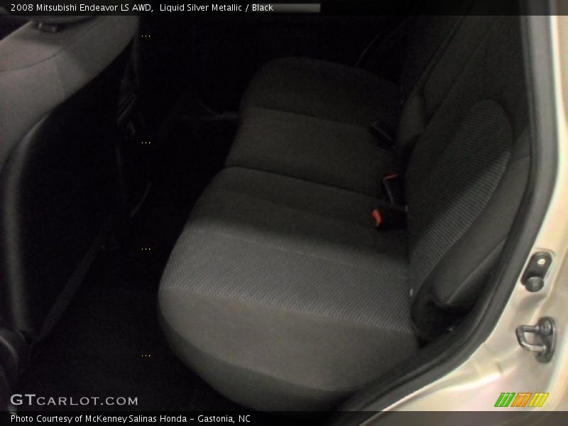 Liquid Silver Metallic / Black 2008 Mitsubishi Endeavor LS AWD