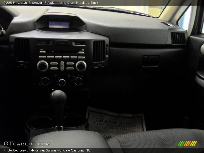 Liquid Silver Metallic / Black 2008 Mitsubishi Endeavor LS AWD