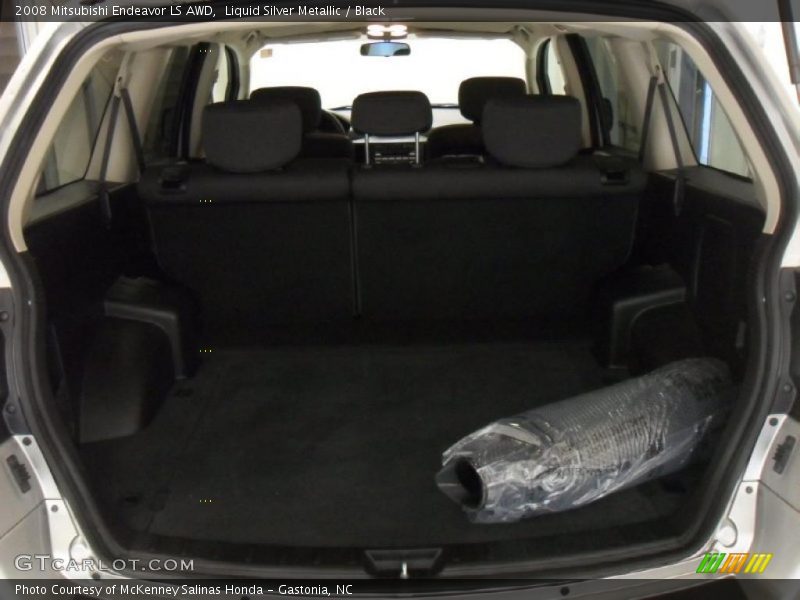 Liquid Silver Metallic / Black 2008 Mitsubishi Endeavor LS AWD