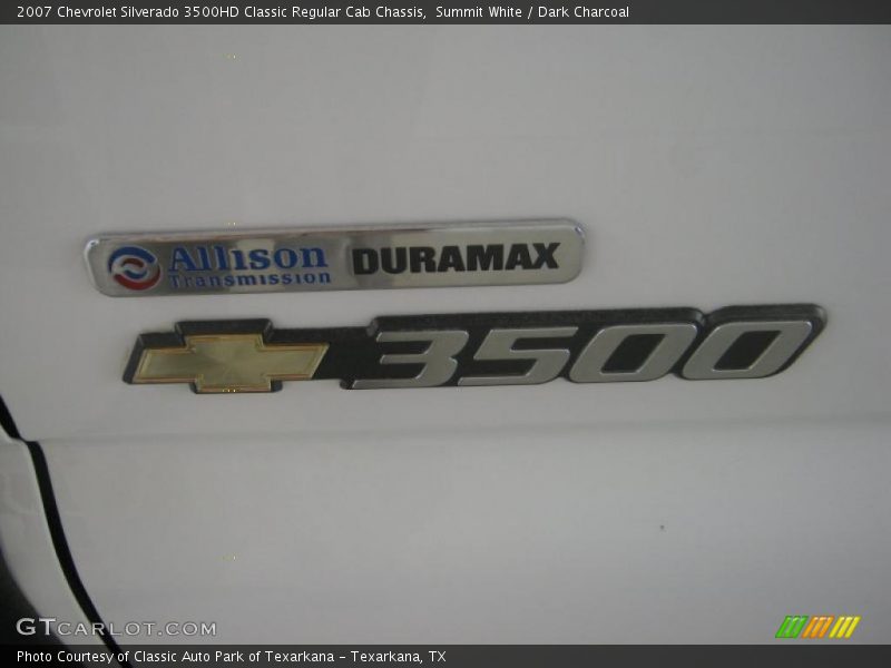  2007 Silverado 3500HD Classic Regular Cab Chassis Logo