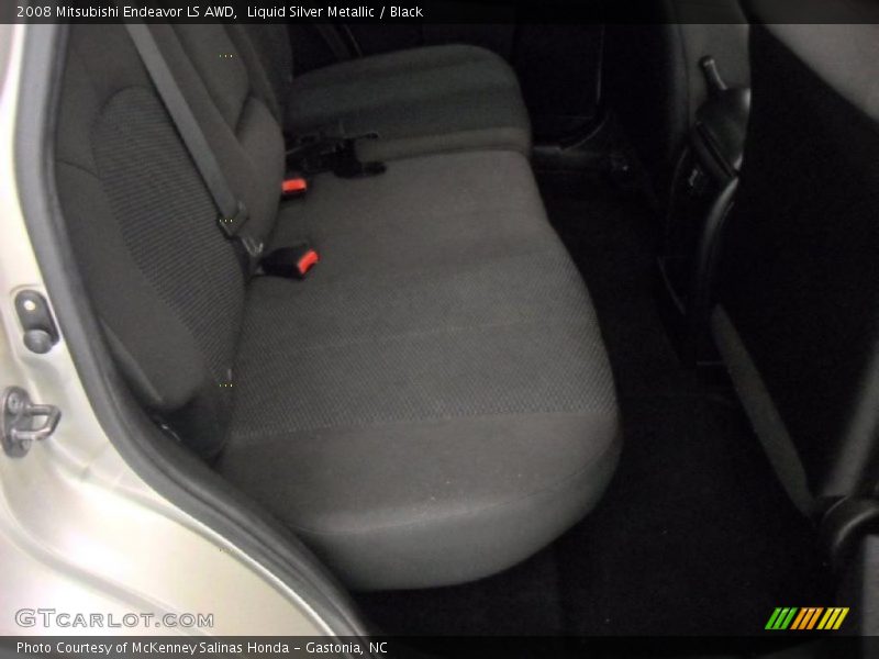 Liquid Silver Metallic / Black 2008 Mitsubishi Endeavor LS AWD