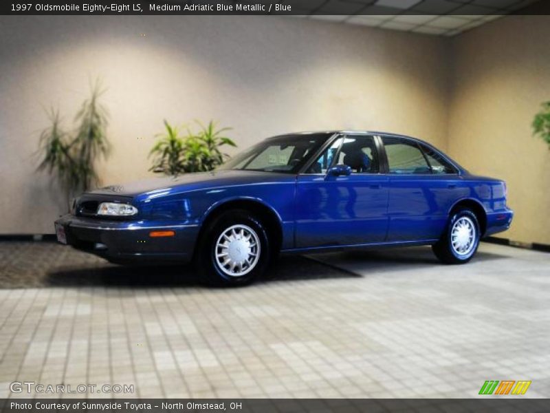 Medium Adriatic Blue Metallic / Blue 1997 Oldsmobile Eighty-Eight LS