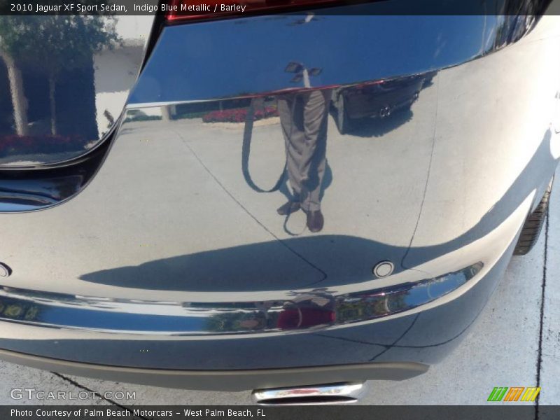 Indigo Blue Metallic / Barley 2010 Jaguar XF Sport Sedan