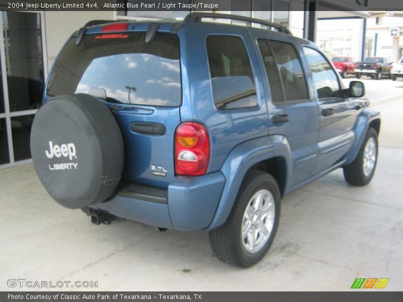 Atlantic Blue Pearl / Light Taupe/Taupe 2004 Jeep Liberty Limited 4x4