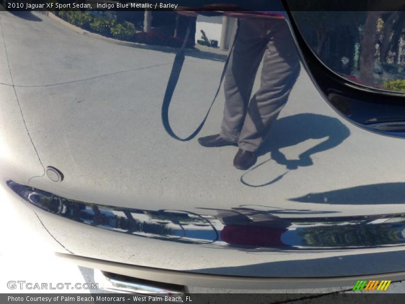 Indigo Blue Metallic / Barley 2010 Jaguar XF Sport Sedan