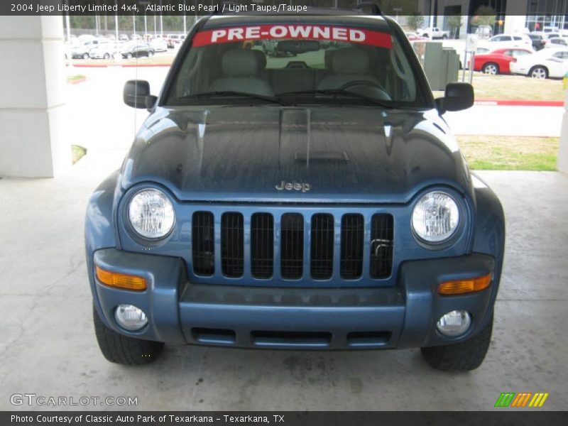 Atlantic Blue Pearl / Light Taupe/Taupe 2004 Jeep Liberty Limited 4x4
