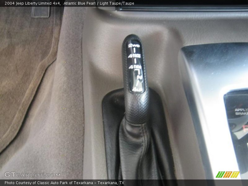 Atlantic Blue Pearl / Light Taupe/Taupe 2004 Jeep Liberty Limited 4x4