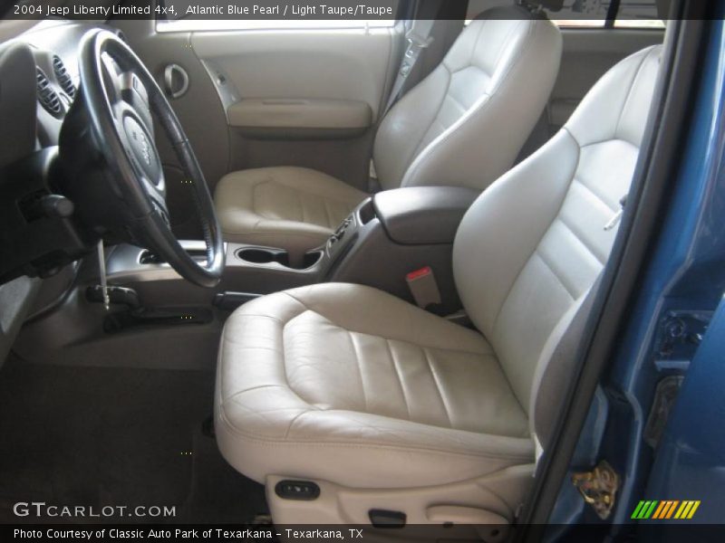 Atlantic Blue Pearl / Light Taupe/Taupe 2004 Jeep Liberty Limited 4x4