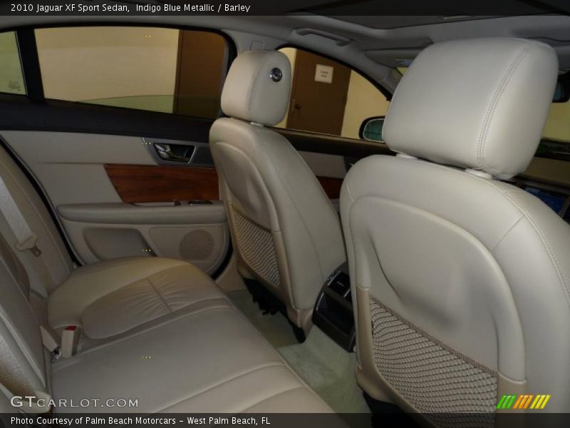 Indigo Blue Metallic / Barley 2010 Jaguar XF Sport Sedan