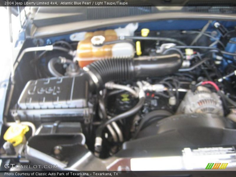 Atlantic Blue Pearl / Light Taupe/Taupe 2004 Jeep Liberty Limited 4x4