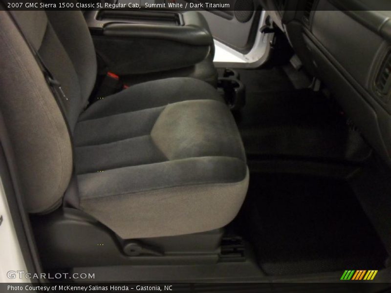 Summit White / Dark Titanium 2007 GMC Sierra 1500 Classic SL Regular Cab