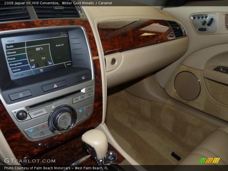 Winter Gold Metallic / Caramel 2008 Jaguar XK XK8 Convertible