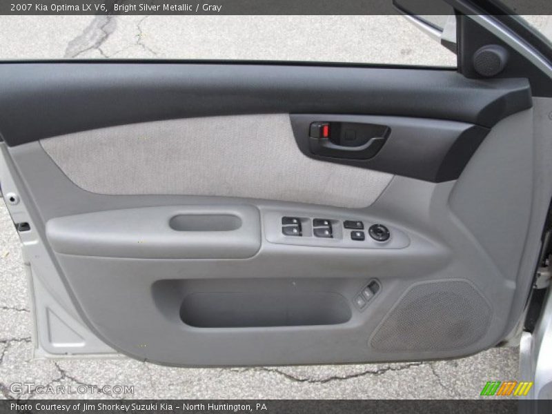 Bright Silver Metallic / Gray 2007 Kia Optima LX V6
