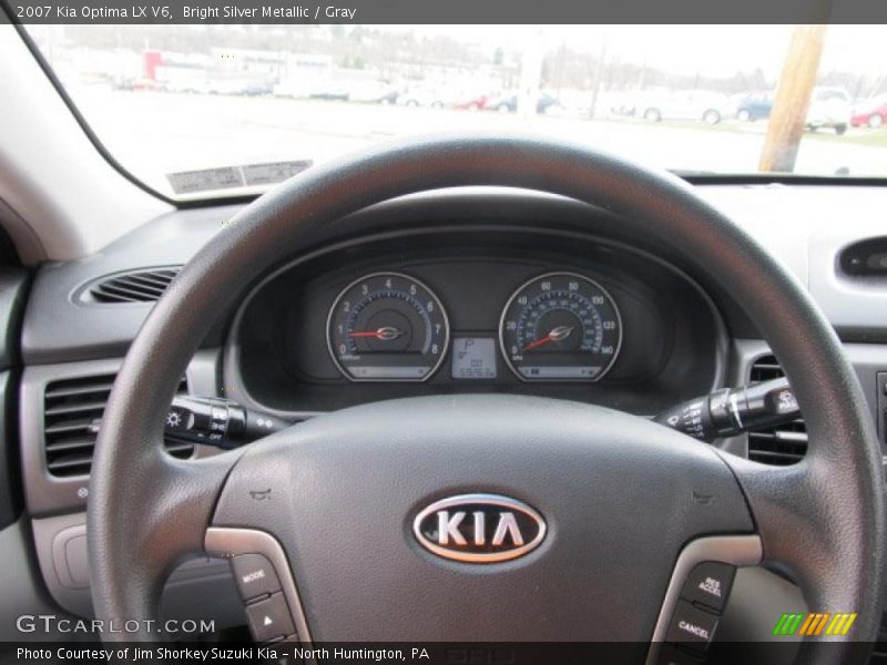 Bright Silver Metallic / Gray 2007 Kia Optima LX V6