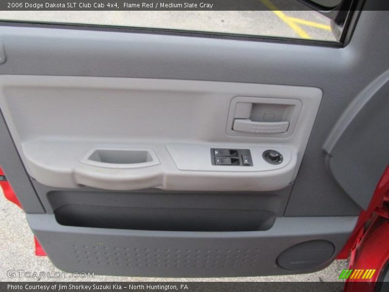Flame Red / Medium Slate Gray 2006 Dodge Dakota SLT Club Cab 4x4
