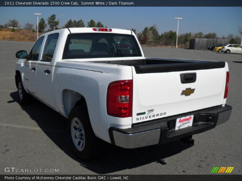 Summit White / Dark Titanium 2011 Chevrolet Silverado 1500 Crew Cab